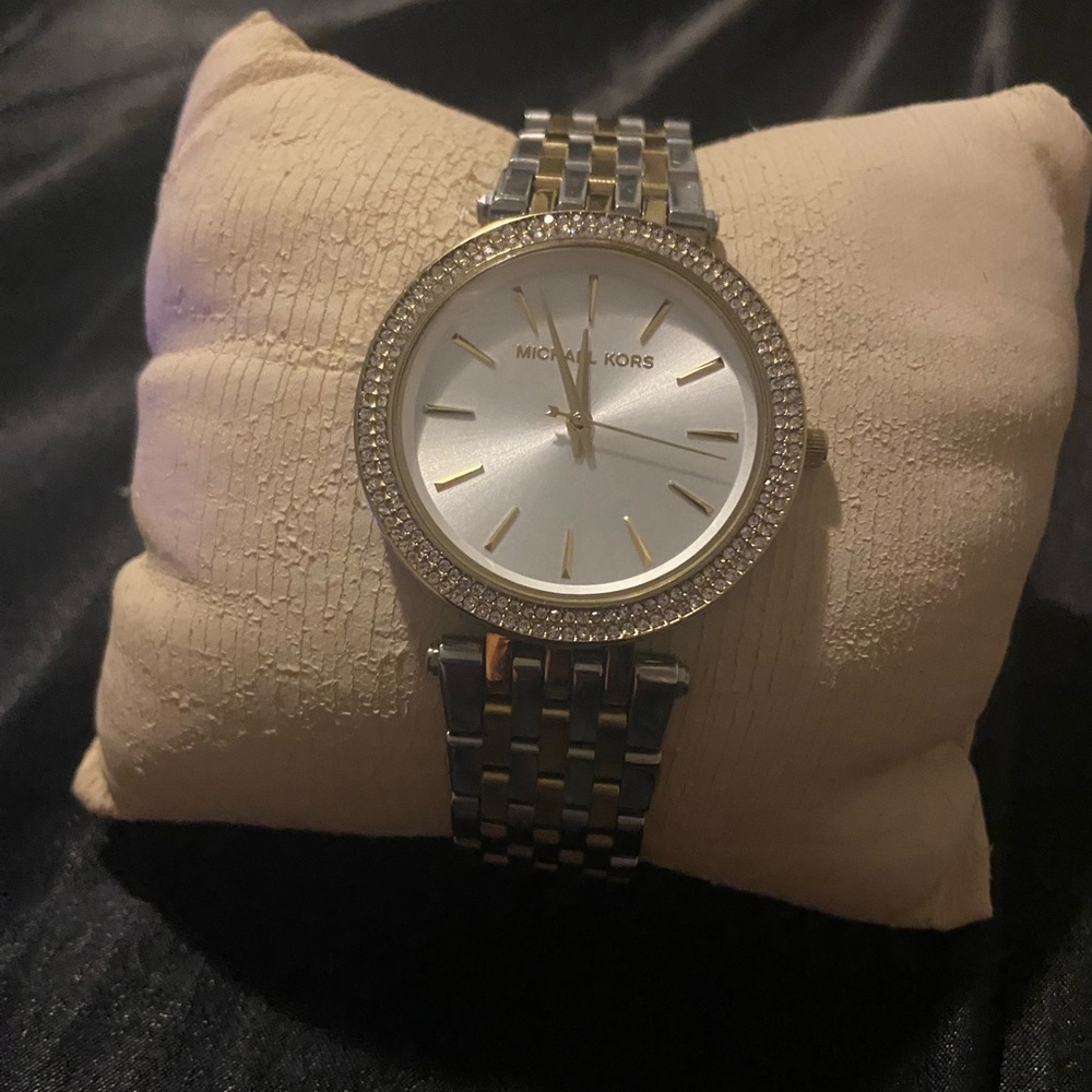 Michael Kors Two-Tone Silver and Gold Watch